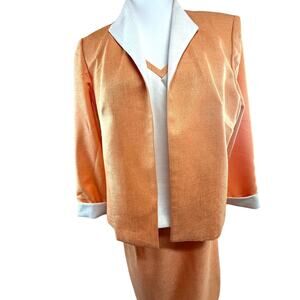 SKU2601 Positive Attitude Women's Size 14 Vintage 3-Piece Business Suit Set